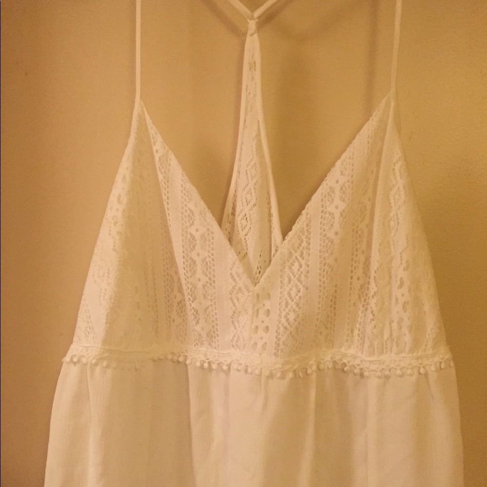 White Cotton Lacy(Apt9) sheer dress/nightie NWT